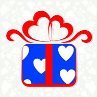 gift box with hearts