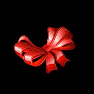 Red bow Vector N3