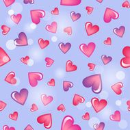 Valentine&#039;s day background with hearts N4