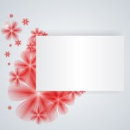 flowers on a paper background