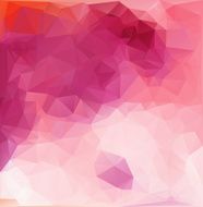 Pink White Polygonal Mosaic Background Creative Business Design Templates N4
