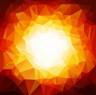 Orange White Light Polygonal Mosaic Background Business Design Templates N2