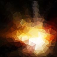 Gold Black Light Polygonal Mosaic Background Business Design Templates