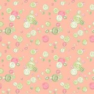 hand drawn colorful buttons pattern N6