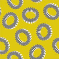 Vector seamless pattern with gears