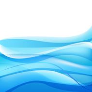 vector abstract blue wavy water background wallpaper N10