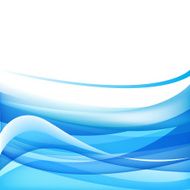 vector abstract blue wavy water background wallpaper N11