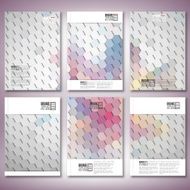 Geometric backgrounds abstract hexagonal patterns Brochure flyer or report for N11