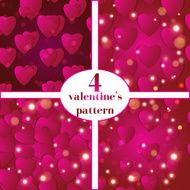 Valentines day Abstract paper hearts Love Valentine background with hearts N56