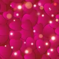 Valentines day Abstract paper hearts Love Valentine background with hearts N69