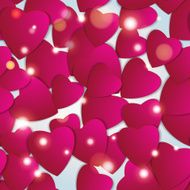 Valentines day Abstract paper hearts Love Valentine background with hearts N88