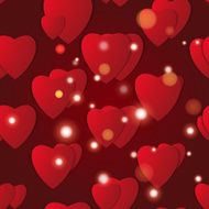 Valentines day Abstract paper hearts Love Valentine background with hearts N95