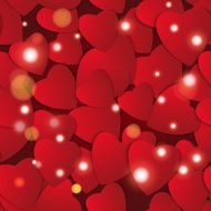 Valentines day Abstract paper hearts Love Valentine background with hearts N100