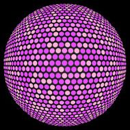 Dotted sphere