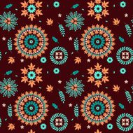 seamless pattern autumn leaves N5