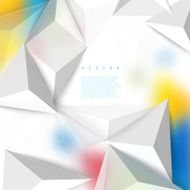 Vector color background abstract polygon triangle N4