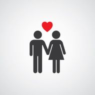 vector symbol man and woman N2
