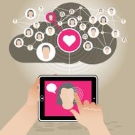 Female Digital Romance via Tablet PC