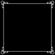 Vintage Frame on Chalkboard Retro Background for Silent Film Vector