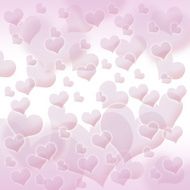 Valentine&#039;s Day hearts background