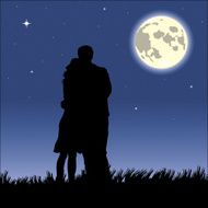 Romantic black night
