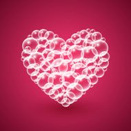 Shiny Heart of Bubbles