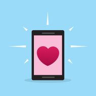 Phone Heart Screen