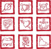 Valentine Icons N7