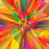 Abstract colorful shapes background illustration