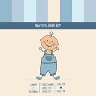 Baby boy shower card N149