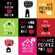 Romantic greeting card with quote about home