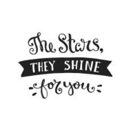 Vector hand drawn lettering poster N18