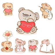 set valentine teddy bear N2