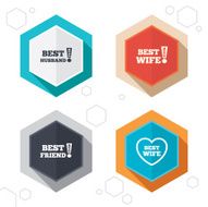 Best wife husband and friend icons N5