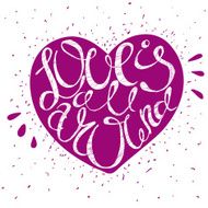 Love is all around card N3