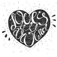 Love is all around card N4