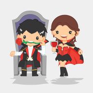 Dracula couple character N2