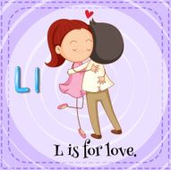Flashcard letter L love N2