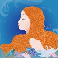 Beautiful girl and sea
