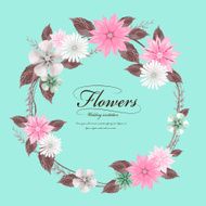 romantic wedding invitation N2
