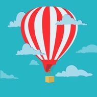 air balloon vector illustration