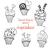 Doodle cupcakes N4