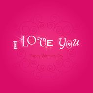 I love you!
