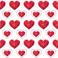 Pattern CoverHeart Low poly N2