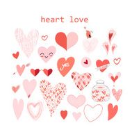 Red Valentine Hearts N7