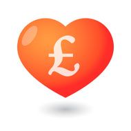 Heart with a currency icon N3