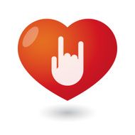 Heart with a hand