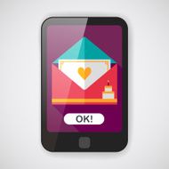 Happy birthday card flat icon with long shadow eps10 N2