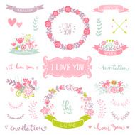Wedding vintage elements N19