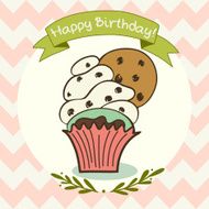 Doodle cupcake N6